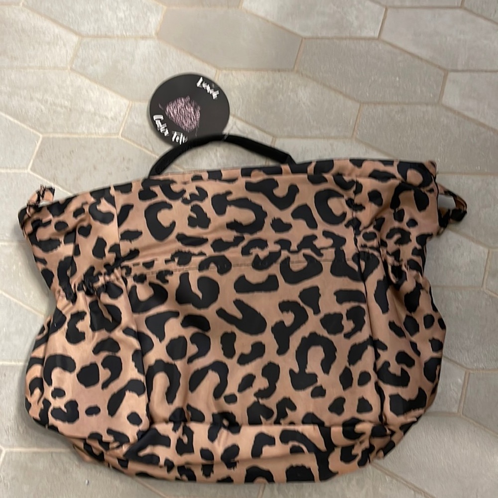 New With Tag Leopard Lunch Tote